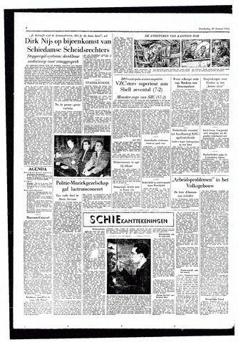 Rotterdamsch Parool / De Schiedammer 1953-01-29