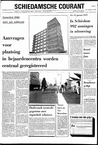 Rotterdamsch Nieuwsblad / Schiedamsche Courant / Rotterdams Dagblad / Waterweg / Algemeen Dagblad 1971-02-18