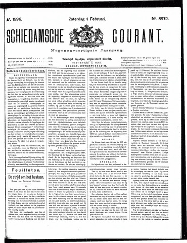 Schiedamsche Courant 1896-02-01