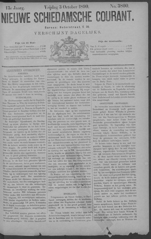 Nieuwe Schiedamsche Courant 1890-10-03