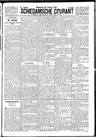 Schiedamsche Courant 1918-10-30