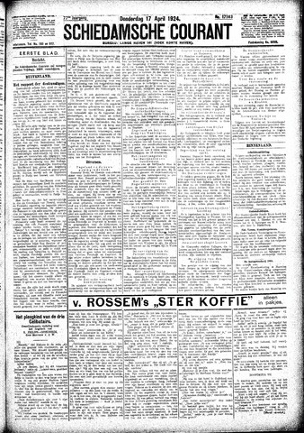 Schiedamsche Courant 1924-04-17