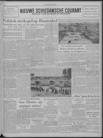 Nieuwe Schiedamsche Courant 1957-06-05