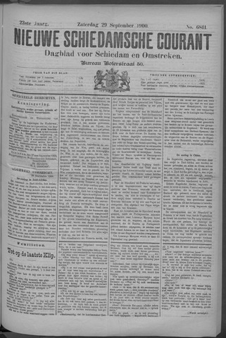 Nieuwe Schiedamsche Courant 1900-09-29