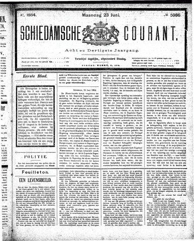 Schiedamsche Courant 1884-06-23