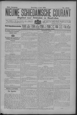 Nieuwe Schiedamsche Courant 1921-06-04