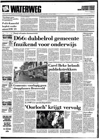 Rotterdamsch Nieuwsblad / Schiedamsche Courant / Rotterdams Dagblad / Waterweg / Algemeen Dagblad 1989-01-20