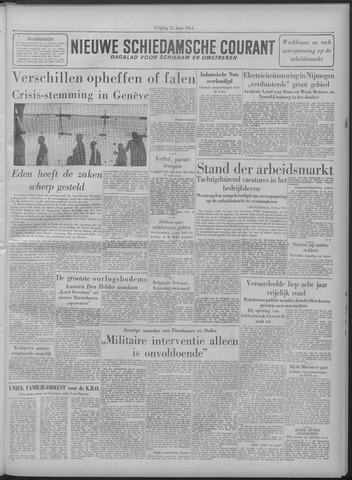 Nieuwe Schiedamsche Courant 1954-06-11