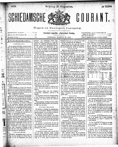 Schiedamsche Courant 1885-08-21