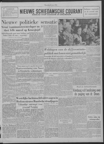 Nieuwe Schiedamsche Courant 1956-06-25