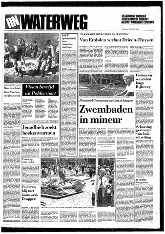 Rotterdamsch Nieuwsblad / Schiedamsche Courant / Rotterdams Dagblad / Waterweg / Algemeen Dagblad 1985-08-09