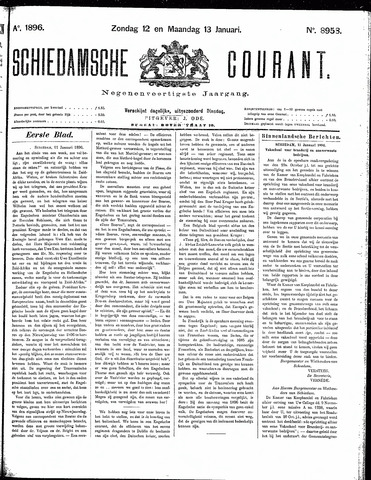Schiedamsche Courant 1896-01-13