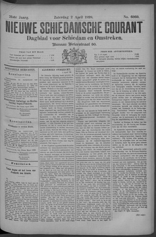 Nieuwe Schiedamsche Courant 1898-04-02