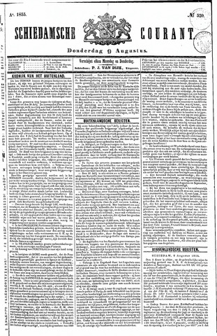 Schiedamsche Courant 1855-08-09