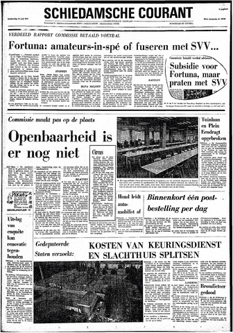 Rotterdamsch Nieuwsblad / Schiedamsche Courant / Rotterdams Dagblad / Waterweg / Algemeen Dagblad 1973-06-14