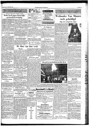 Rotterdamsch Nieuwsblad / Schiedamsche Courant / Rotterdams Dagblad / Waterweg / Algemeen Dagblad 1958-01-04