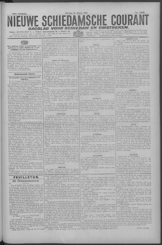 Nieuwe Schiedamsche Courant 1922-03-21
