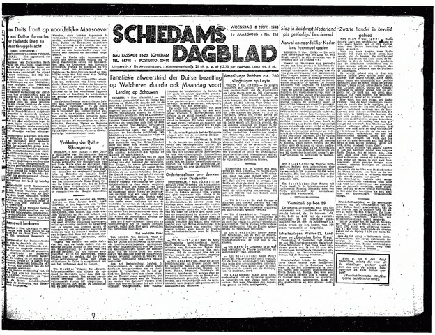 Schiedamsch Dagblad 1944-11-08