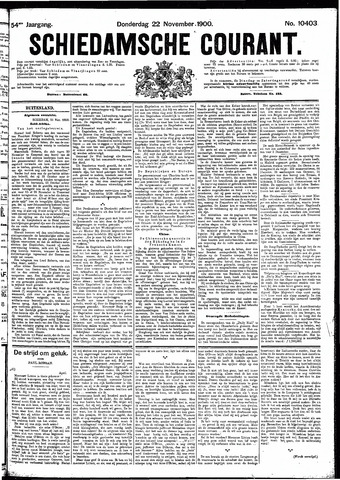 Schiedamsche Courant 1900-11-22