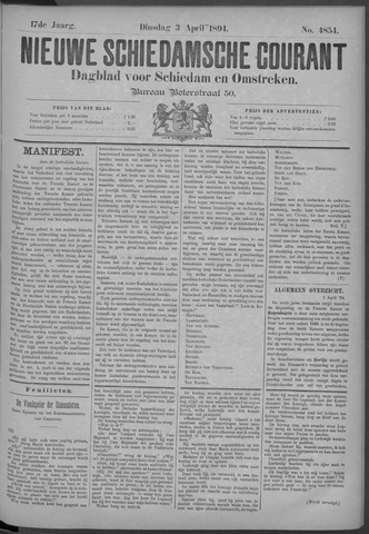 Nieuwe Schiedamsche Courant 1894-04-03