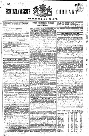 Schiedamsche Courant 1863-03-26