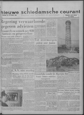 Nieuwe Schiedamsche Courant 1958-09-23