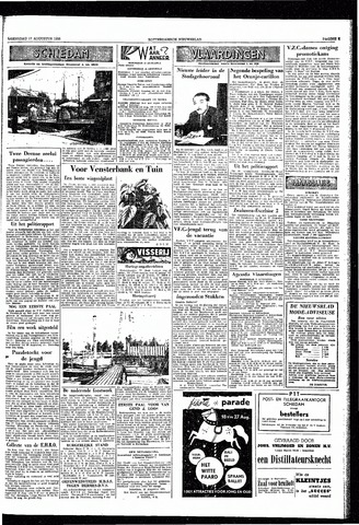 Rotterdamsch Nieuwsblad / Schiedamsche Courant / Rotterdams Dagblad / Waterweg / Algemeen Dagblad 1955-08-17