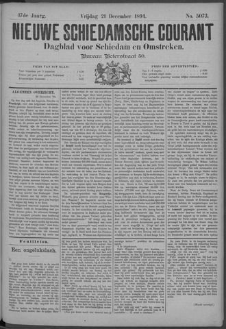 Nieuwe Schiedamsche Courant 1894-12-21
