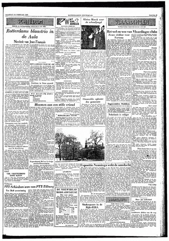Rotterdamsch Nieuwsblad / Schiedamsche Courant / Rotterdams Dagblad / Waterweg / Algemeen Dagblad 1955-02-14