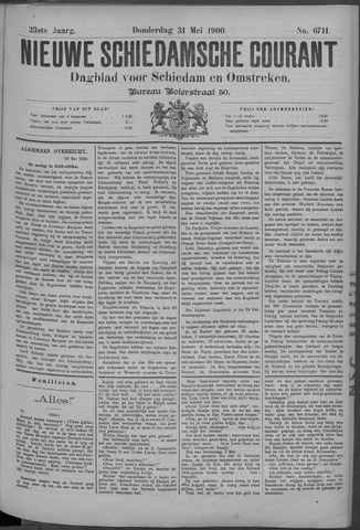 Nieuwe Schiedamsche Courant 1900-05-31