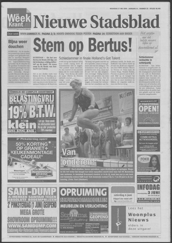 Het Nieuwe Stadsblad 2009-05-27