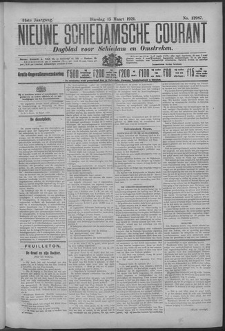 Nieuwe Schiedamsche Courant 1921-03-15