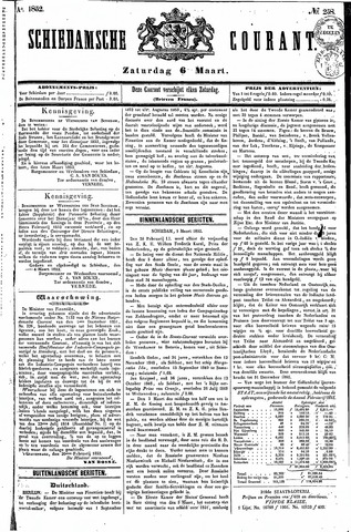 Schiedamsche Courant 1852-03-06