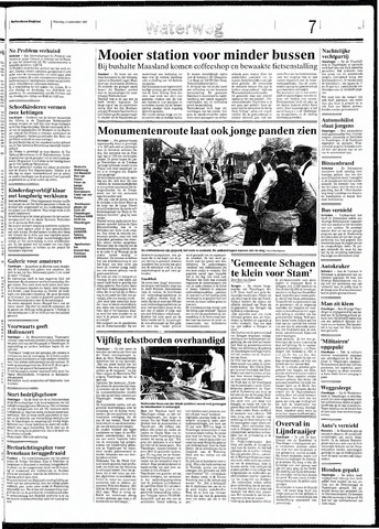 Rotterdamsch Nieuwsblad / Schiedamsche Courant / Rotterdams Dagblad / Waterweg / Algemeen Dagblad 1992-09-14