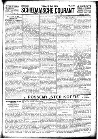 Schiedamsche Courant 1924-04-11