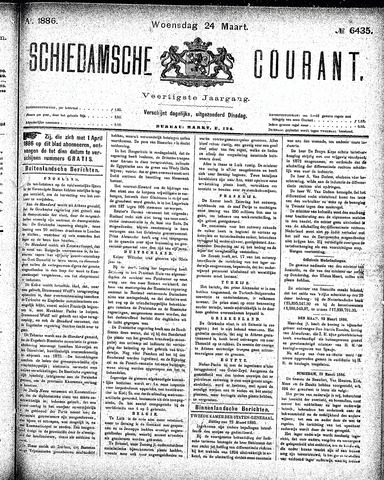 Schiedamsche Courant 1886-03-24