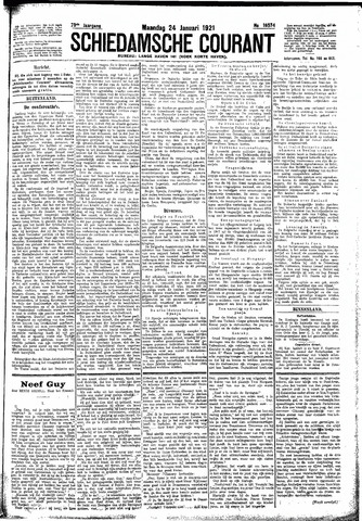 Schiedamsche Courant 1921-01-24