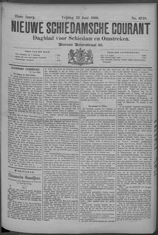 Nieuwe Schiedamsche Courant 1900-06-22