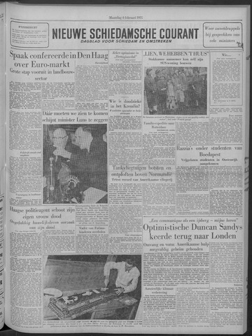 Nieuwe Schiedamsche Courant 1957-02-04