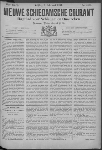 Nieuwe Schiedamsche Courant 1894-02-02