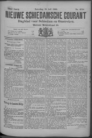 Nieuwe Schiedamsche Courant 1900-07-28