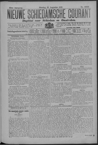 Nieuwe Schiedamsche Courant 1919-08-26