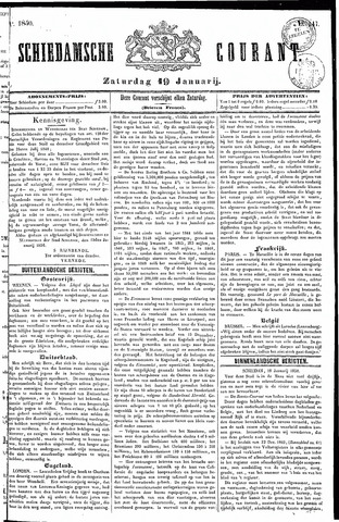 Schiedamsche Courant 1850-01-19
