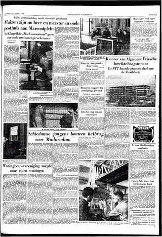 Rotterdamsch Nieuwsblad / Schiedamsche Courant / Rotterdams Dagblad / Waterweg / Algemeen Dagblad 1958-04-05
