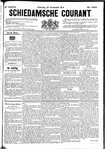 Schiedamsche Courant 1914-11-28