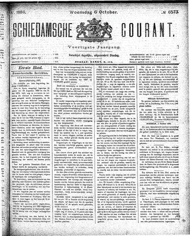 Schiedamsche Courant 1886-10-06
