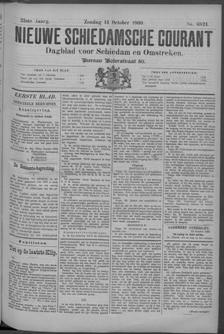 Nieuwe Schiedamsche Courant 1900-10-14