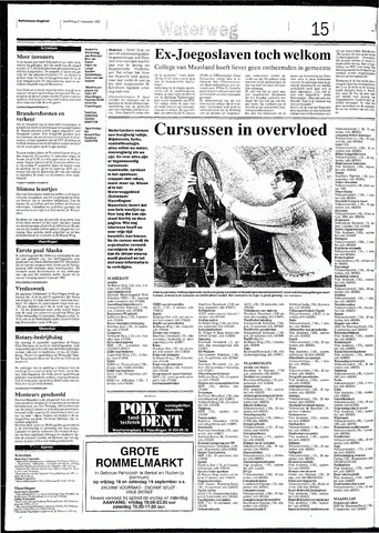 Rotterdamsch Nieuwsblad / Schiedamsche Courant / Rotterdams Dagblad / Waterweg / Algemeen Dagblad 1992-09-17