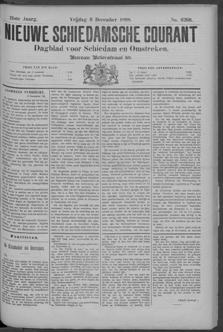 Nieuwe Schiedamsche Courant 1898-12-09