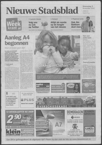 Het Nieuwe Stadsblad 2010-11-03